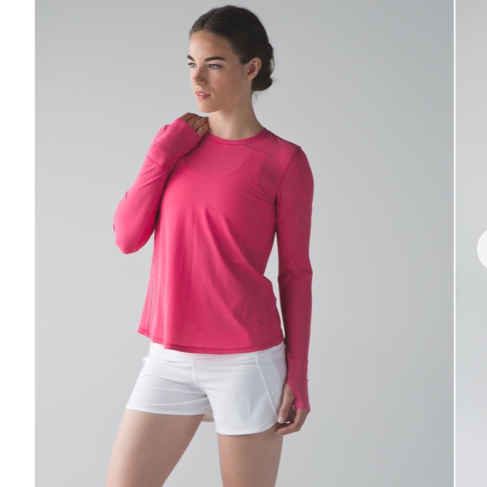 Lululemon sun away long sleeve run shirt